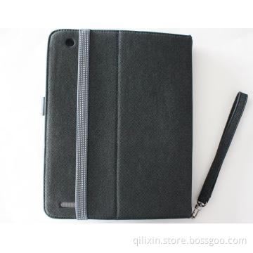 Leather Case For iPad With Denim leather